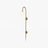 Globe Brass Wall Sconce